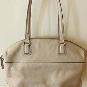 Fossil Cream Bag